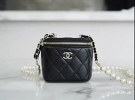 CHANEL 珍珠 單肩斜跨包