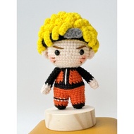 Naruto Doll Crochet, Japanese anime doll, Ninja doll collector, anime figurines souvenir doll, amigu