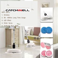 Cordless Dual Spin Water Clean Mop Electric Auto Cleaner CM7 Korean Brand Catchwell Wireless scrub cleaner