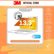 3M Gold Privacy Filter 13.3" Laptop with COMPLY Attachment System 294 mm x 166 mm GF133W9B