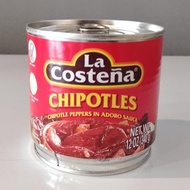 La Costena Chipotles/Chipotle peppers in Adobo Sauce 340 Gr