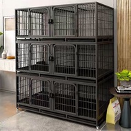Cat Cage Breeding Cage 3 Level Rabbit Dog Cage Pigeon Pairing Cages Puppy for Pet Store / Hospital Sangkar Kucing Besar