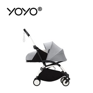 Stokke - YOYO² 法國 0+ 推車組合(含車架)-白色車架+岩石灰