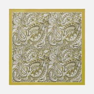 Paisley Silk Napkin - Citrine