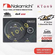 [ NAKAMICHI ]8" Active Subwoofer Box[ FOR 4X4 USE ] |Mini Car Subwoofer Box | Subwoofer Box Kereta | Car Woofer Box