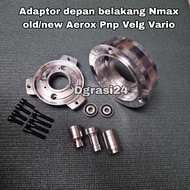 Nmax Old/new Aerox Pnp Rim Adapter Vario 125/150/ Nmax Front Wheel Adapter custom Vario Rim Install