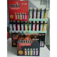 Factory Direct Sale 50 Pieces/Box MOTO Light Black Box Red Code 999ab Good Quality Cover Type No GV