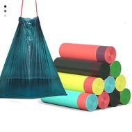 Inaso Kantong Plastik Sampah Roll Dengan Tali 45X50cm Trash Bag Tong Sampah Gulungan Premium HSB641