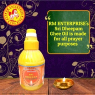 RM ENTERPRISE's Sri Deepam Ghee Oil 850 ML - Liquid Prayer Oil