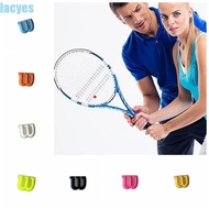 LACYES Tennis Shock Absorber, Shockproof Anti-vibration Tennis Vibration Dampeners, Strings Dampers Silicone W Letter Fluorescent Color Tennis Racket Damper Racquetball