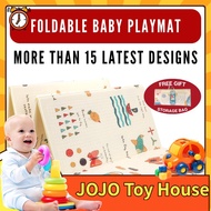 Mainan ☜Mamachoo Playmat 2cm Baby Foldable Playing Crawling Floor Mat Thick Tebal Parklon Playmate Foam Carpet Tikar Lipat Getah◈