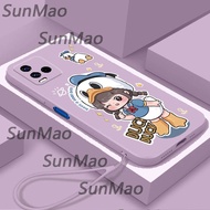 เคส Vivo Y21 Y21T Y33S Y33T ปกการ์ตูนสาว CHA30