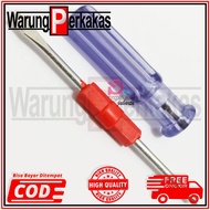 Obeng Bolak Balik TRANSPARAN 5" / Obeng 2 Way TRANSPARANL 5inch