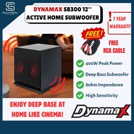 DYNAMAX SB300 12'' Active Subwoofer Deep Bass Home Powered
