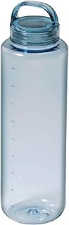 CBJAPAN EDGE BOTTLE Tritan Water Bottle with Memory (Blue, 33.8 fl oz (1,000 ml), Half Rotation, Eas