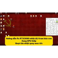 Video Instructions for fix RTX3080 high Vram temperature, low GPU pulse - make a max speed fan