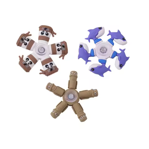 Creative Italian Brainrot Fidget Spinner Hand Top Spinners Tung Sahur Tralalero EDC Figet Spiner Fin