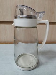 全新不銹鋼防漏咀玻璃酱油壺/冰壺