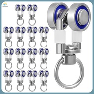 🏠 15Pack Roller Trek Tirai Bulat Klasik 4.0x1.5x0.5in Keluli Tahan Karat Untuk Hiasan Tingkap