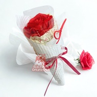BH8, Bouquet of 1 artificial rose, November 20th gift, lover's gift, birthday gift, Shop Decor 749