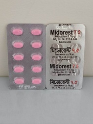 READY STOCK MIDOLOM 15 MG MIDOREST 15 MG MILAM 7.5 MG MIDOREST 7.5 MG VITAMIN 1 PAPAN 10 TABLETS 5 P
