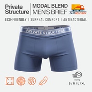 Private Structure Men Underwear Rayon From Bamboo Boxer Brief | Boxer - Citadel Blue 4380