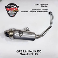 WRX EXHAUST SUZUKI RAIDER 150 GP3 low noise