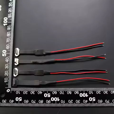 1Pcs Type-C/Apple/MICRO charging adapter FPC soft cable 2/3P W/ Resistor R1 Soft Flat Cable Male Cha