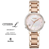 Citizen Elle Solar Diamond ROUND Collection Eco-Drive นาฬิกาข้อมือผู้หญิง รุ่น EW5588-81Y