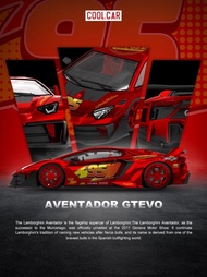 Cool Car 1:64合金模型！LP700-4大牛 Aventador GT Evo。新色預售中，95 McQueen Livery(CC643832)截單日期5月6周三。
