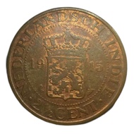 Uang koin kuno Benggol 2½ Cent 1915 Tp 1162