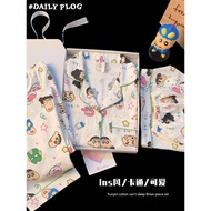 pyjamas women pyjamas Crayon Shin-Chan All-Season Cotton Pajama Suit - Loose-Fitting Women's Design