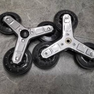 購物車爬樓梯不銹鋼架三角水晶輪, 帶軸承...