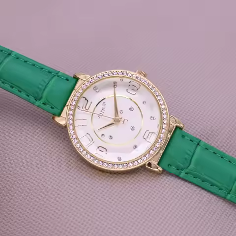 Women's Watch Japan Quartz Hours Simple Fine Fashion Dress Bracelet Leather Girl Gift Julius No Box