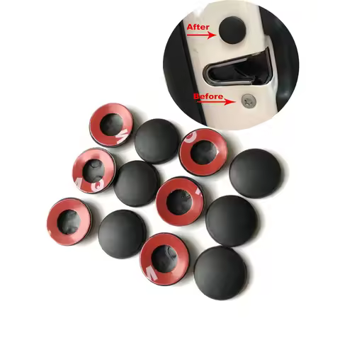 12pcs Car Door Lock Screw Protector Cover For BMW 1 2 3 4 5 6 7 X-series E46 E90 X1 X3 X4 X5 X6 X7 F