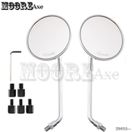 สำหรับ Yamaha XSR155 ZONTES 310R HONDA MSX125 VOGE CU250 8Mm หรือ10Mm กระจกมองหลังรถจักรยานยนต์กระจก