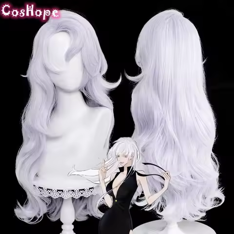 In Stock Gojo Satoru Female Cosplay Wig 70cm Silver Purple Wig Cosplay Anime Wigs Heat Resistant Syn