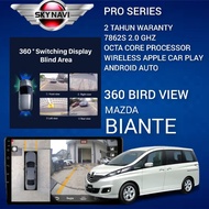 MAZDA BIANTE CAR ANDROID PLAYER WITH 360 BIRD VIEW CAMERA