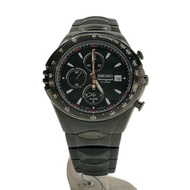 SEIKO Men's Watch Quartz Analog Grabber BLK 7T62-0LL0 Direct from Japan Secondhand