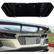 Rear License Plate Frame for Corvette C8 Z51 Coupe HTC Stingray 2020 2021 2022 2023 2024,Not for Z06