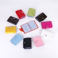 LEATHER CARD WALLET 24 CARDS SLOT CARD HOLDER IMPORTED LEATHER.