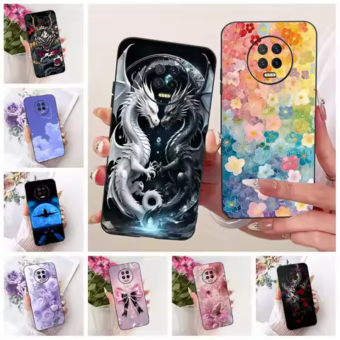 For Infinix Note 7 Case Cover Cute Cat Fashion Butterfly Funny Painted Silicone Phone Casing For Inf