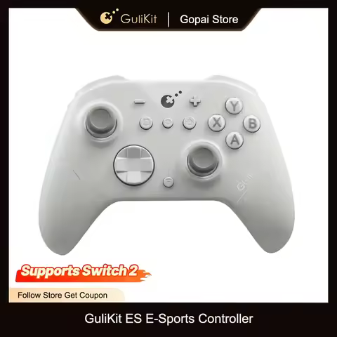 GuliKit ES E-sports Controller for Nintendo Switch / Switch 2 with Hall Effect Joystick for PC Andro