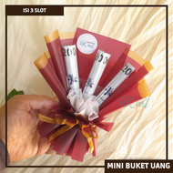 BUKET UANG MINI BUKET UANG KOSONGAN ROLL MONEY BOUQUET FREE PACKING BOX