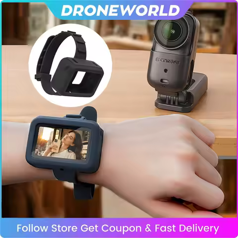 Wristband For DJI Osmo Nano Camera Mount Image Transmission Silicone Hand Strap Adjustable Wrist Ban