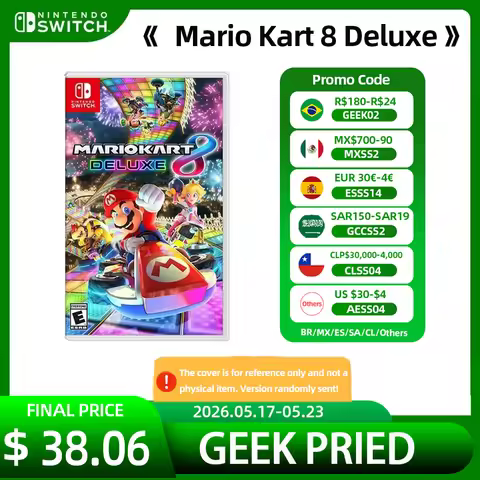 Mario Kart 8 Deluxe - Nintendo Switch Game Deals Support 13 Languages TV Tabletop Handheld for Switc