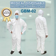 ของแท้! พร้อมส่ง ชุด PPE GBM-02 ป้องกันเชื้อโรค และสารเคมี Size XL