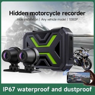 Dl DVR1080P Action Camera Recorder Waterproof Front & Rearview Motorcycle Dash Cam WiFi Smart Connec