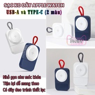 Đế Sạc Không Dây Rock W26 cho đồng hồ thông minh Apple Watch 38/40/42/44mm Series 1/2/3/4/5/6/Se - c