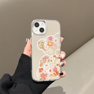 เคส Iphone Shell Makeup Mirror สำหรับ Iphone 15 7 Plus 11 Pro Max 13 11 14 12 Pro Max XR 6s 7 8 6 14 Plus X XS Max SE 2020 อาร์ตแฟชั่น Tpu Soft Case